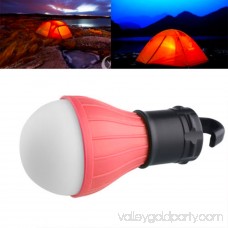 Hot Sale Multifunctional Outdoor Camping Working LED Tent Light Waterproof Portable Emergency Camping Lamp Lantern, Red